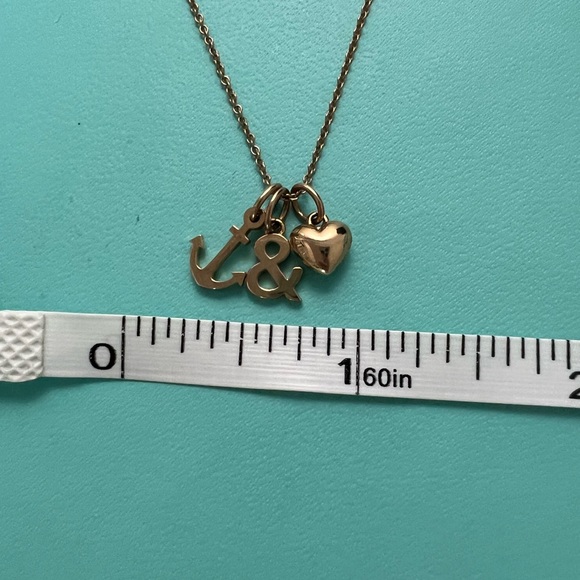 Tiffany & Co. Anchor & Heart 18k Rose Gold Necklace (retired) - Picture 4 of 9